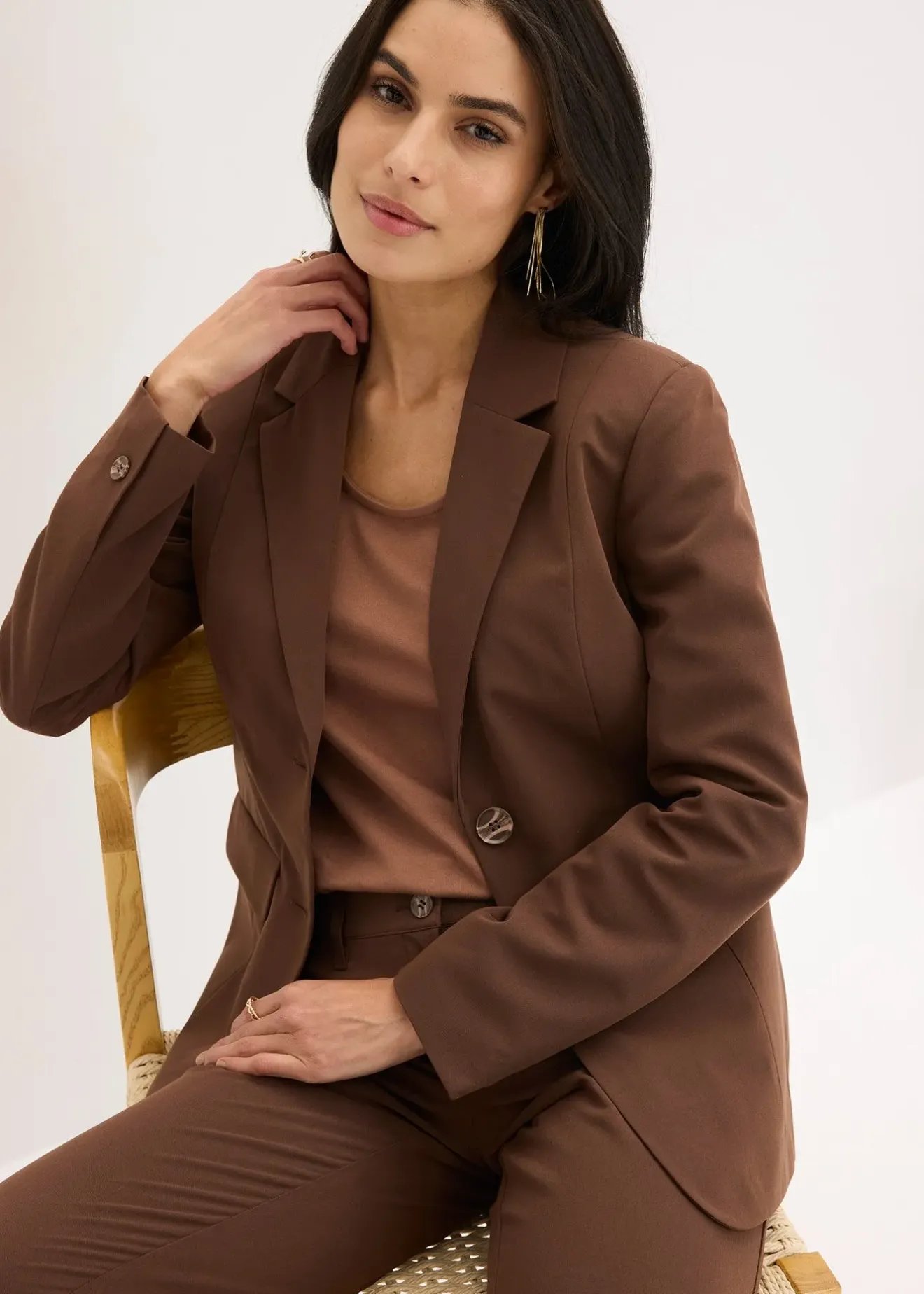 bonprix Tailleur pantalon (ens. 2 pces)|Femme Tailles Petite