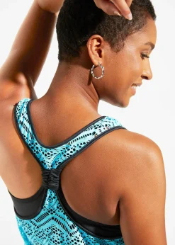 bonprix Tankini avec dentelle extensible (ens. 2 pces)|Femme Tankinis