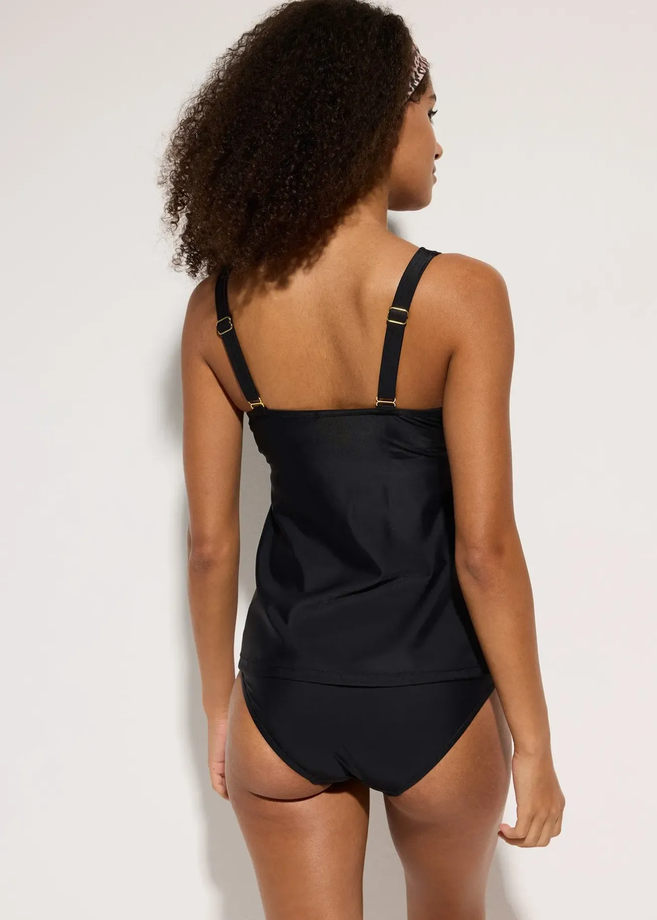Femme bonprix Tankinis|Tankini avec laçage (ens. 2 pces)