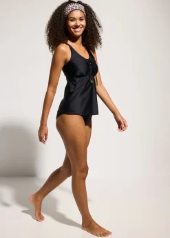Femme bonprix Tankinis|Tankini avec laçage (ens. 2 pces)