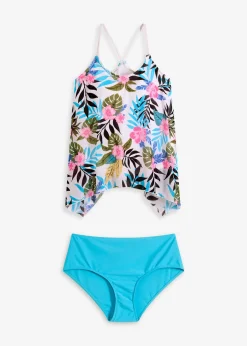 bonprix Tankini avec tulle imprimé (ens. 2 pces)|Femme Tankinis