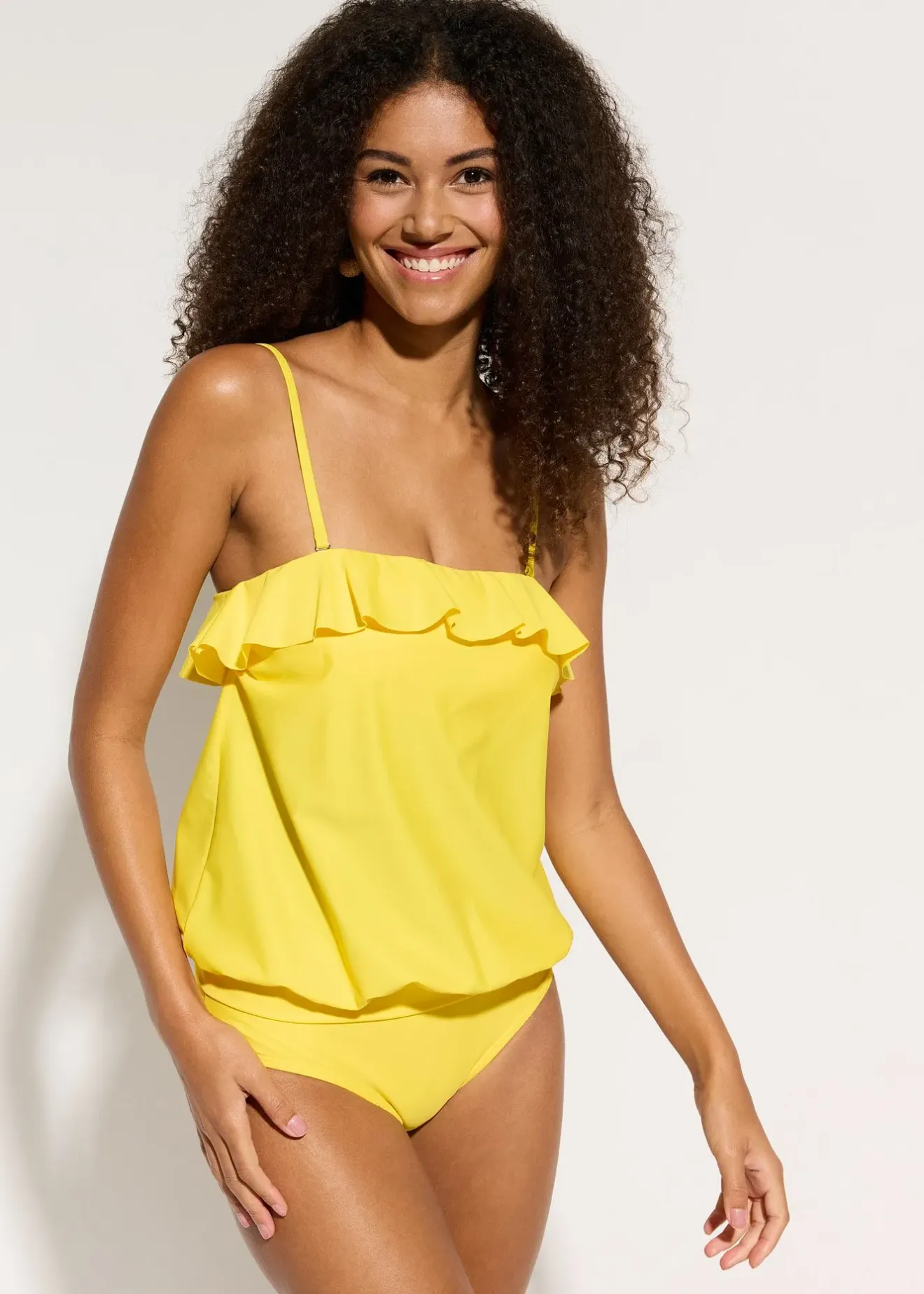 Femme bonprix Tankinis|Tankini bandeau (ens. 2 pces) avec bretelles multipositions