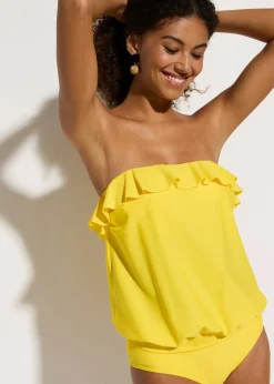 Femme bonprix Tankinis|Tankini bandeau (ens. 2 pces) avec bretelles multipositions