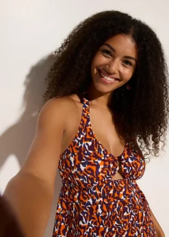 Femme bonprix Tankinis|Tankini dos nu (ens. 2 pces) détail anneau