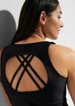 Femme bonprix Maillots De Bain Couvrants|Maillots De Bain Sport|Tankini (ens. 3 pces) avec haut brassière