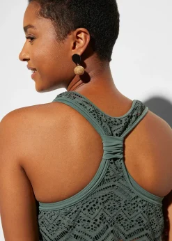 Femme bonprix Tankinis|Tankini (ens. 2 pces) en dentelle