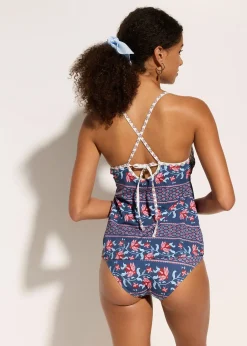 Femme bonprix Tankinis|Tankini (ens. 2 pces) à bretelles croisées