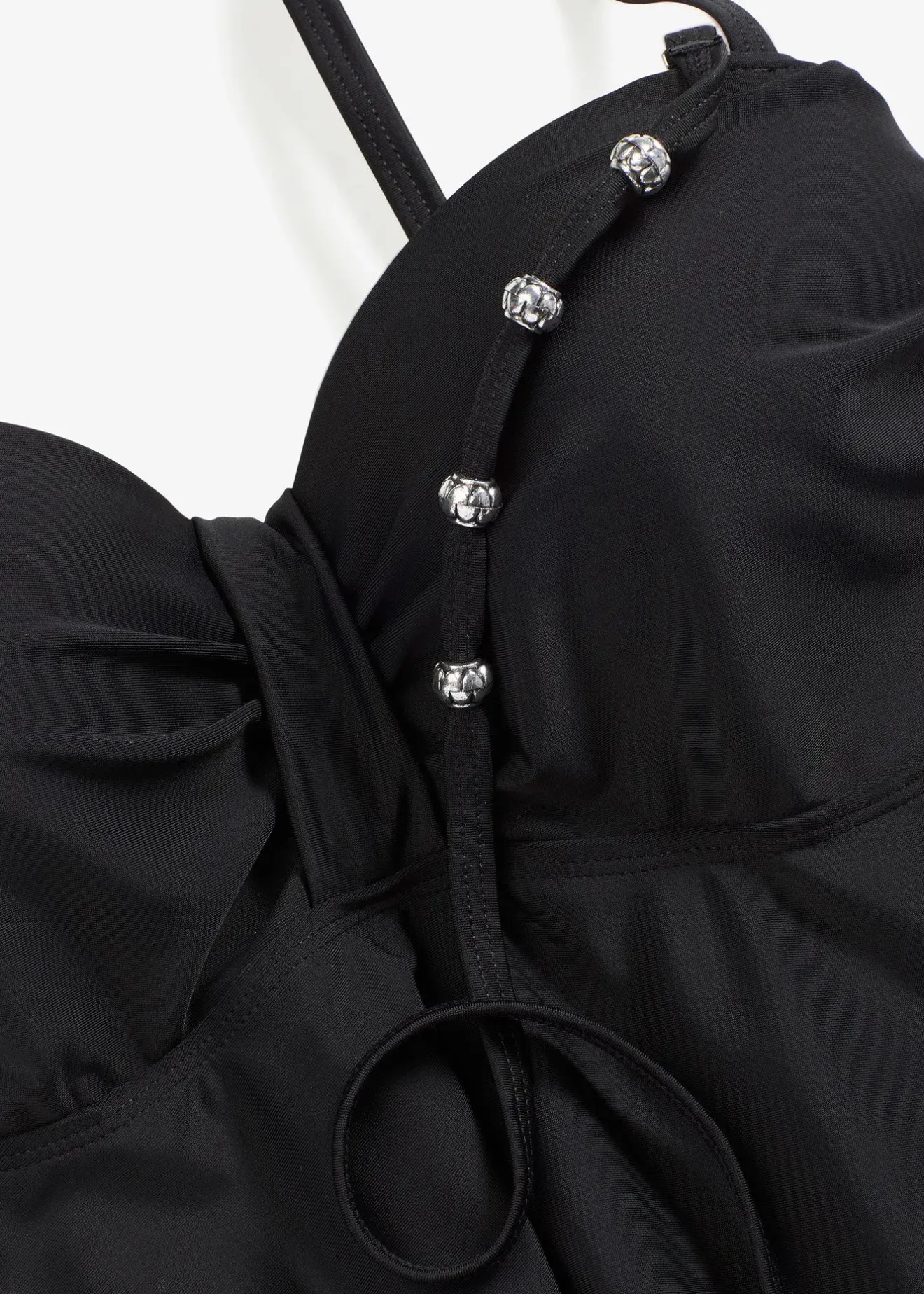 Femme bonprix Grands Bonnets D-F|Tankinis|Tankini long à bretelles décoratives (ens. 2 pces)