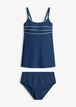Femme bonprix Tankinis|Tankini long à coutures décoratives (ens. 2 pces)