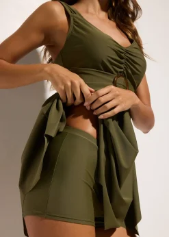 Femme bonprix Tankinis|Tankini long (ens. 2 pces) à larges bretelles