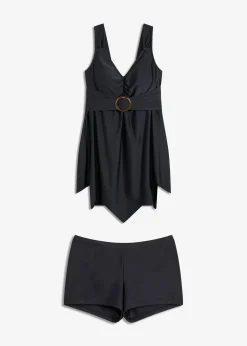 Femme bonprix Tankinis|Tankini long (ens. 2 pces) à larges bretelles