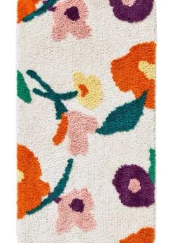 bonprix Salle De Bain·Tapis De Bain|Tapis De Bain|Tapis de bain tufté à motif floral