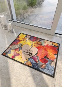 bonprix Couloir·Tapis De Couloir|Couloir·Tapis D'Entrée|Tapis de protection avec motif automnal