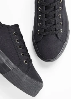 bonprix Tennis en toile à plateforme|Femme Sneakers