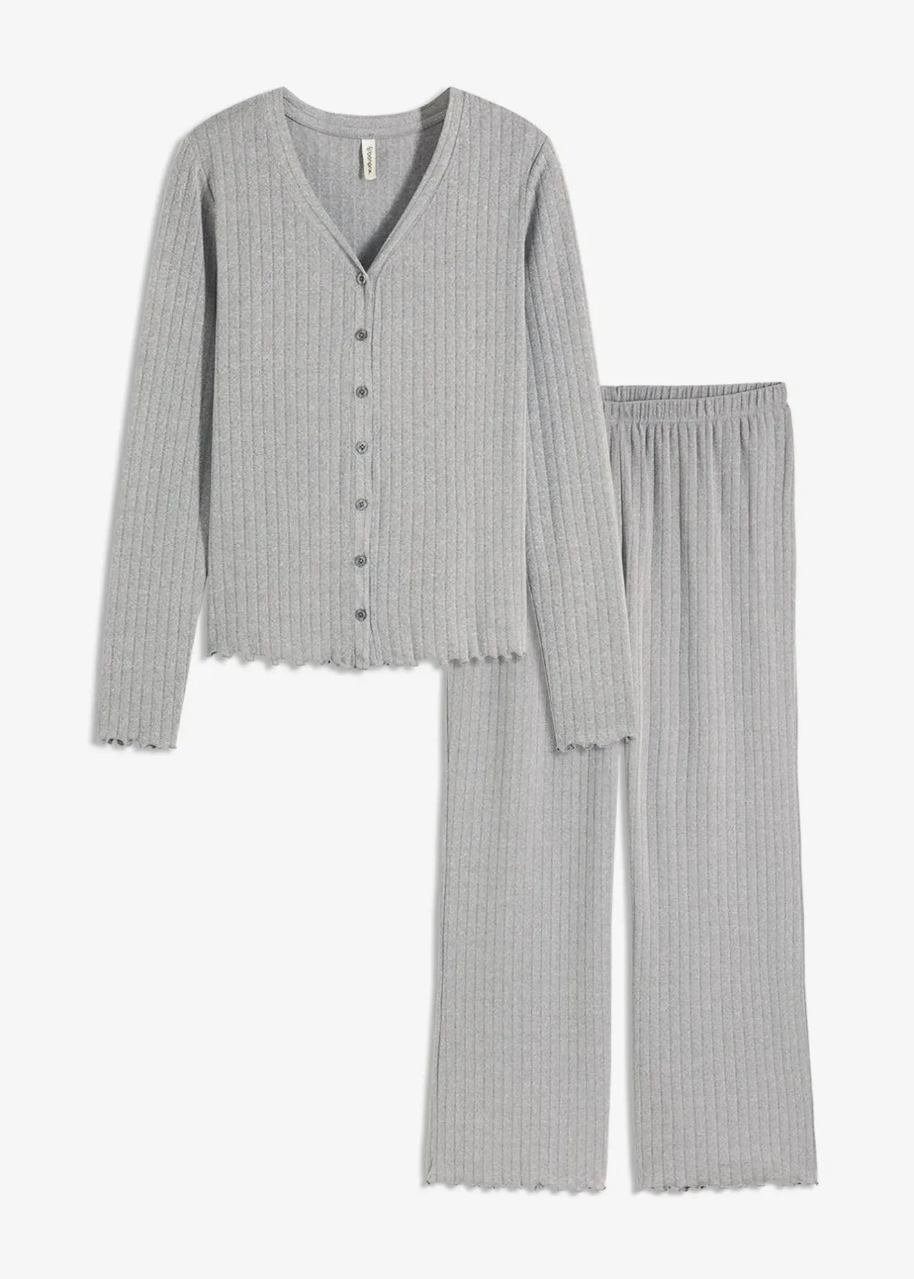 Femme bonprix Homewear|Lingerie Nuit|Tenue d’intérieur en jersey pointelle