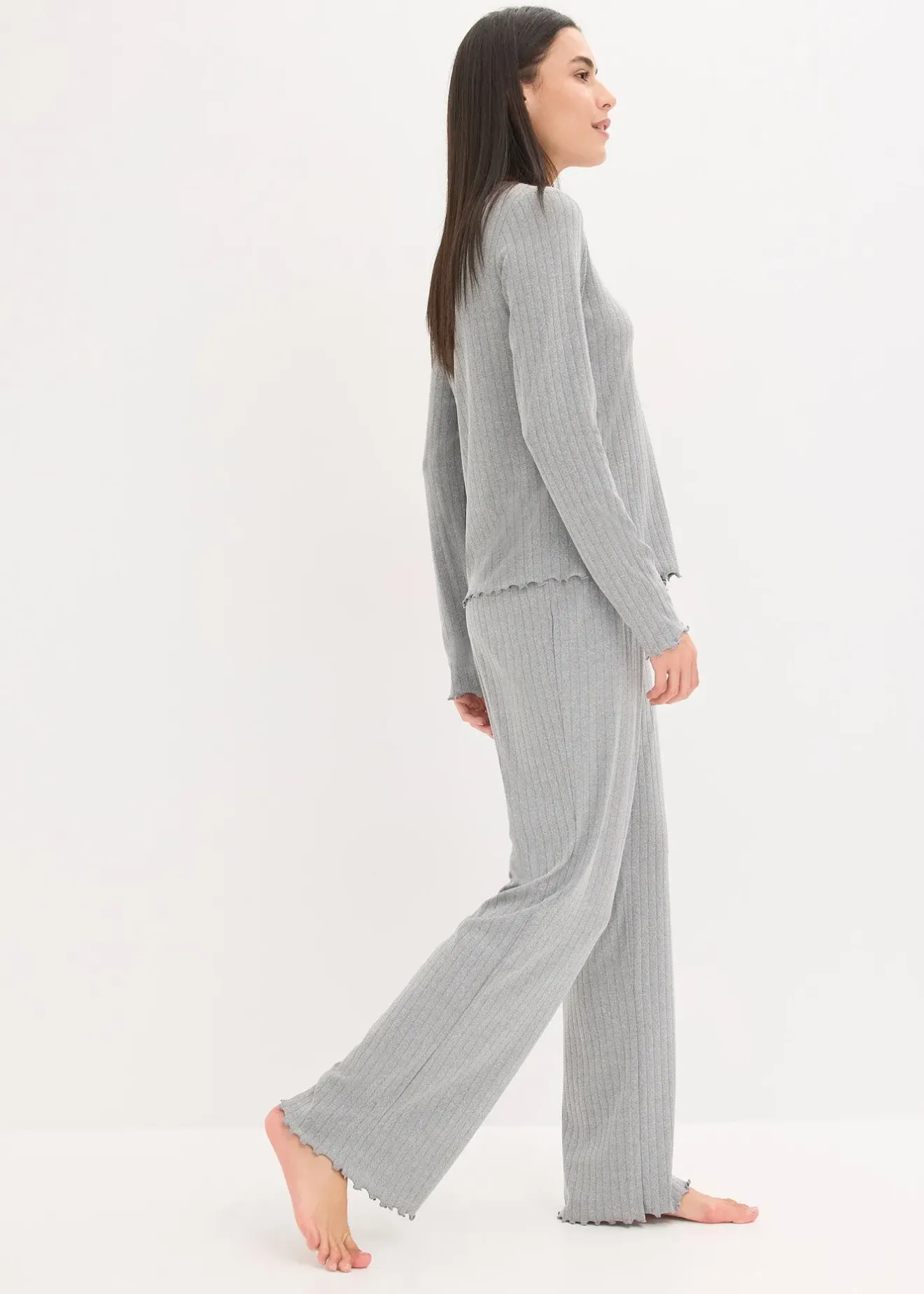 Femme bonprix Homewear|Lingerie Nuit|Tenue d’intérieur en jersey pointelle