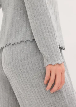 Femme bonprix Homewear|Lingerie Nuit|Tenue d’intérieur en jersey pointelle