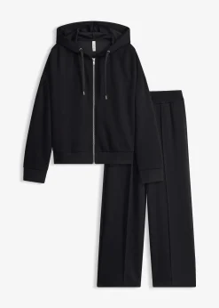 bonprix Tenue d’intérieur en matière néoprène avec veste raccourcie|Femme Homewear|Lingerie Nuit