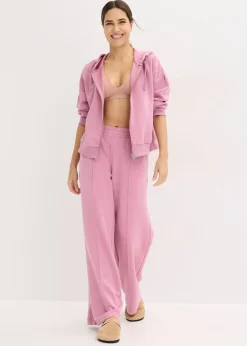 Femme bonprix Homewear|Lingerie Nuit|Tenue d’intérieur en matière néoprène avec veste raccourcie