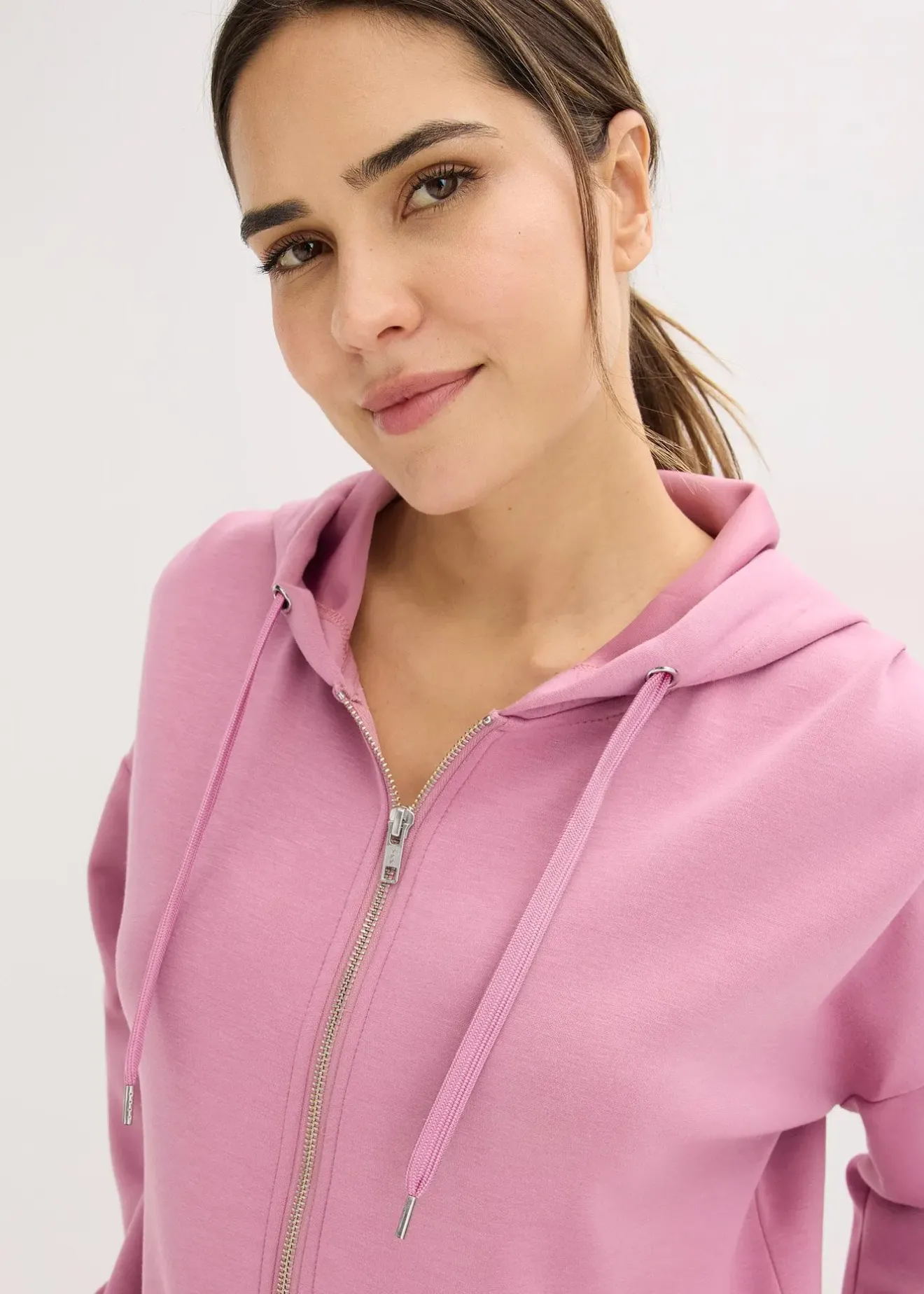 Femme bonprix Homewear|Lingerie Nuit|Tenue d’intérieur en matière néoprène avec veste raccourcie