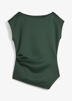 bonprix Top à base asymétrique en matière néoprène confortable|Femme T-Shirts & Tops