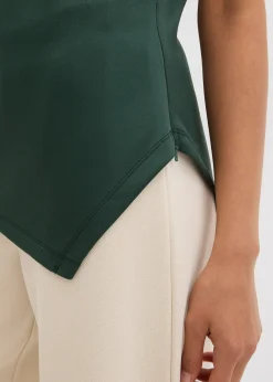 bonprix Top à base asymétrique en matière néoprène confortable|Femme T-Shirts & Tops