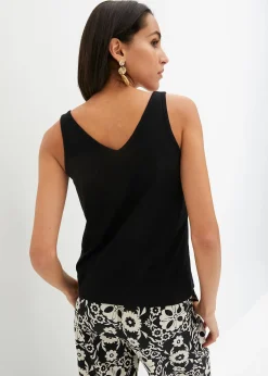 Femme bonprix Basiques|T-Shirts & Tops|Top 100% coton