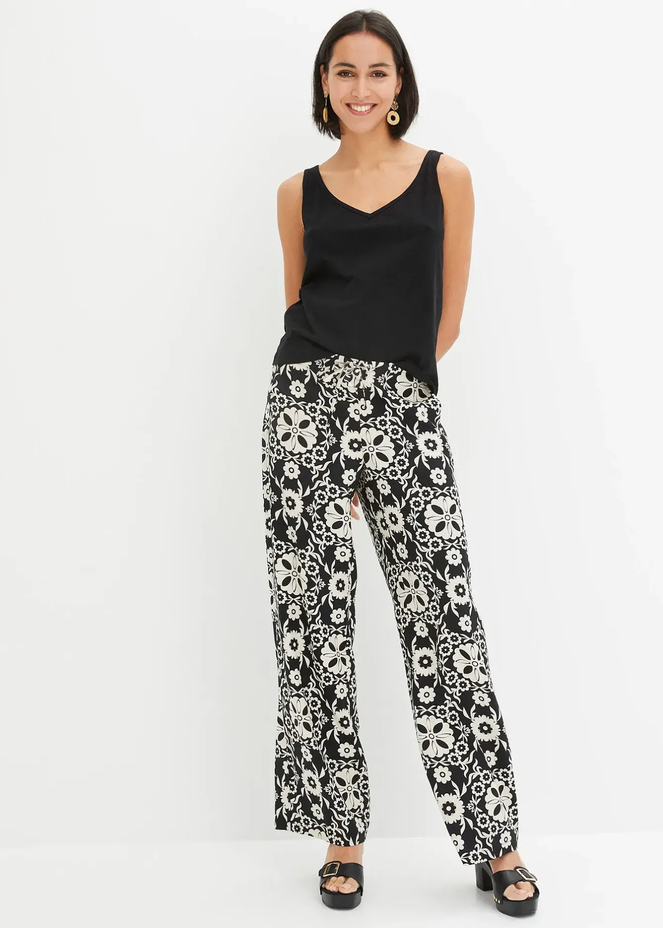 Femme bonprix Basiques|T-Shirts & Tops|Top 100% coton