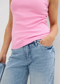 bonprix Top 100% coton|Femme Tricots De Peau|Basiques