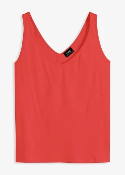 bonprix Top 100% coton|Femme Basiques|T-Shirts & Tops