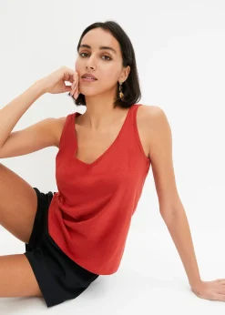 bonprix Top 100% coton|Femme Basiques|T-Shirts & Tops