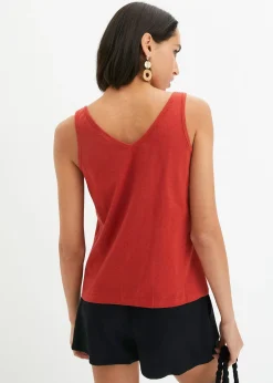 bonprix Top 100% coton|Femme Basiques|T-Shirts & Tops