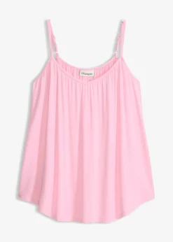 Femme bonprix T-Shirts & Tops|Top à fines bretelles en viscose fluide