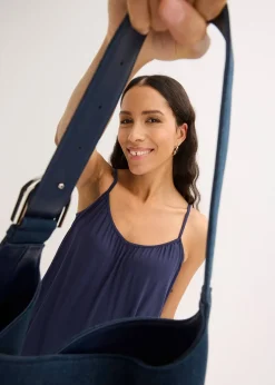 bonprix Top à fines bretelles en viscose fluide|Femme T-Shirts & Tops