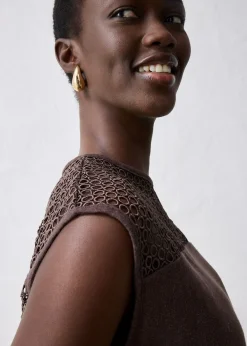 bonprix Top 100% lin|Femme Premium|T-Shirts & Tops