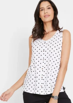 bonprix Top boutonné|Femme T-Shirts & Tops