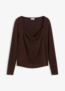 bonprix Top col bénitier|Femme T-Shirts & Tops