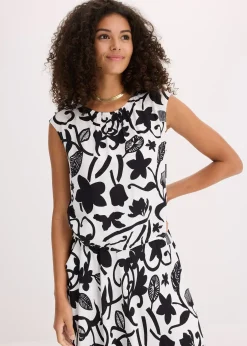 bonprix Top court sans manches en viscose fluide|Femme Chemisiers|T-Shirts & Tops