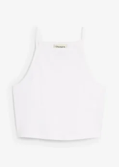 Femme bonprix T-Shirts & Tops|Top côtelé 100% coton