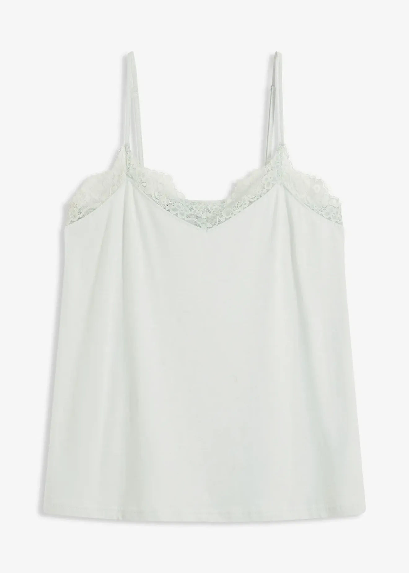 Femme bonprix Lingerie Nuit|Top de pyjama en coton et viscose