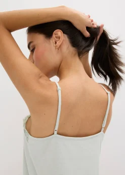 Femme bonprix Lingerie Nuit|Top de pyjama en coton et viscose