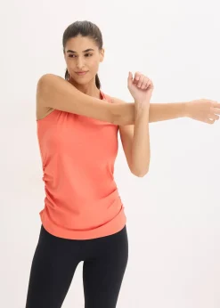 bonprix Top de sport à fronces, séchage rapide|Femme Vêtements De Sport|T-Shirts & Tops