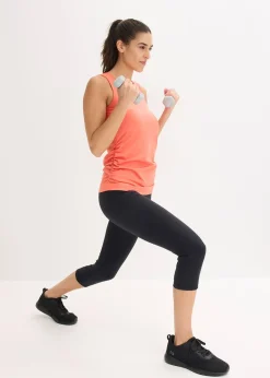 bonprix Top de sport à fronces, séchage rapide|Femme Vêtements De Sport|T-Shirts & Tops