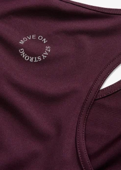 bonprix Top de sport avec dos nageur, séchage rapide|Femme Vêtements De Sport|T-Shirts & Tops