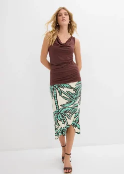 Femme bonprix T-Shirts & Tops|Top doux en viscose extensible