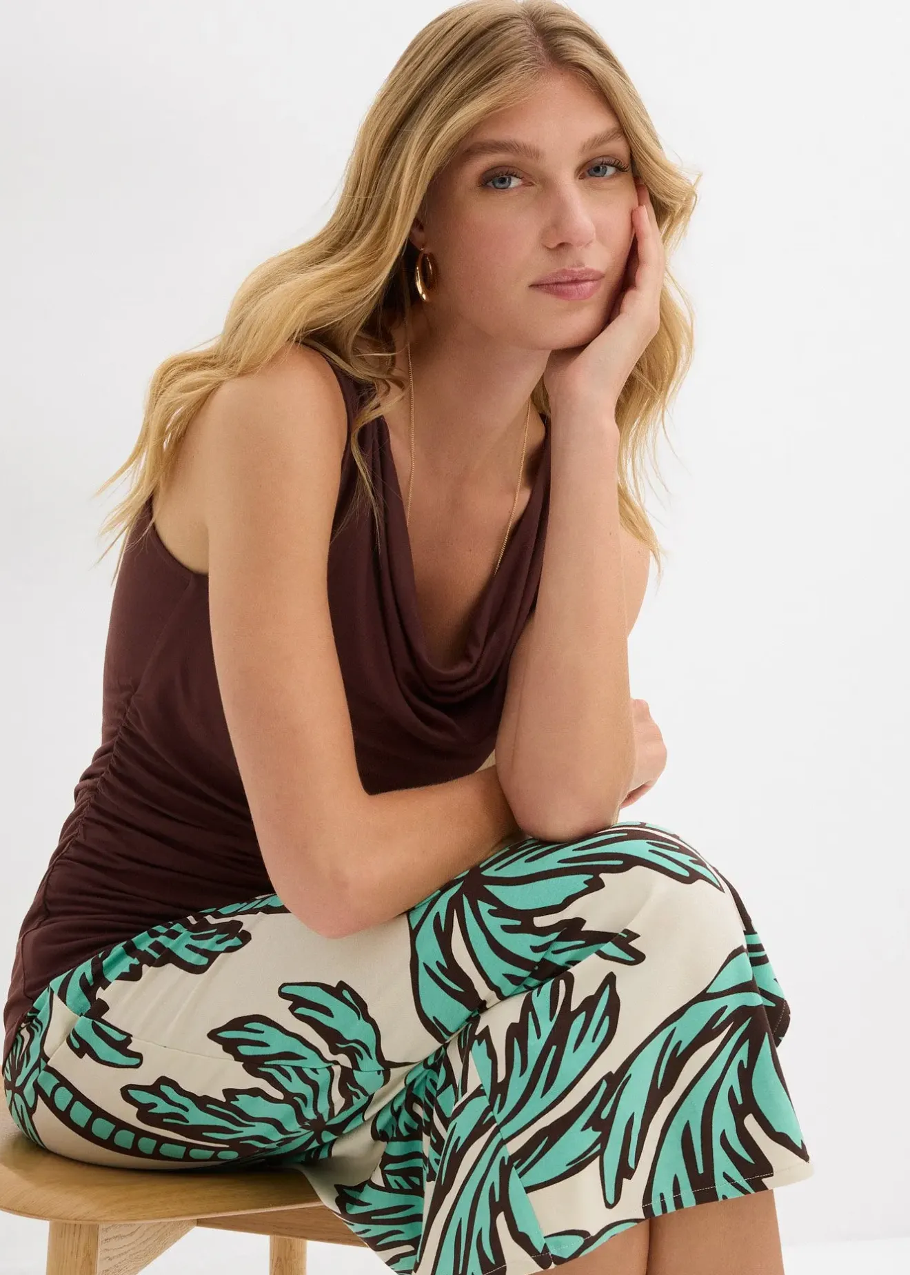 Femme bonprix T-Shirts & Tops|Top doux en viscose extensible