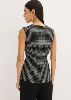 bonprix Top en bengaline|Femme T-Shirts & Tops