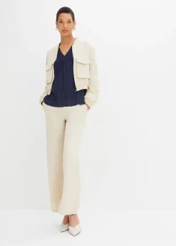 bonprix Top en broderie anglaise|Femme T-Shirts & Tops