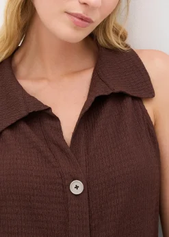 Femme bonprix T-Shirts & Tops|Top en crêpe texturé