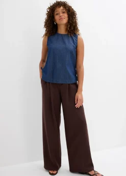 bonprix Top en jean de coton|Femme Chemisiers|T-Shirts & Tops